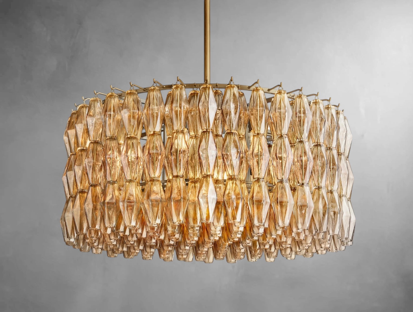 Chyara Clear Glass Round Chandelier