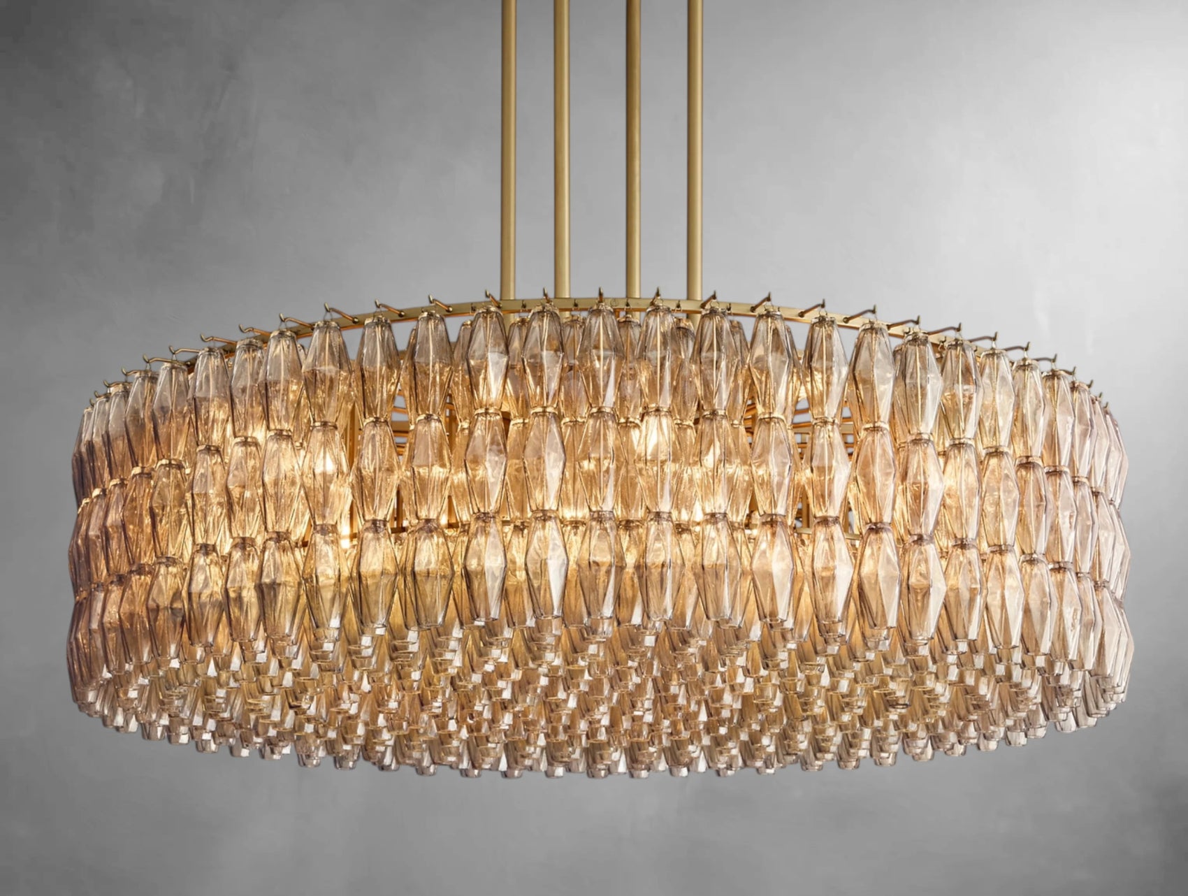 Chyara Clear Glass Round Chandelier