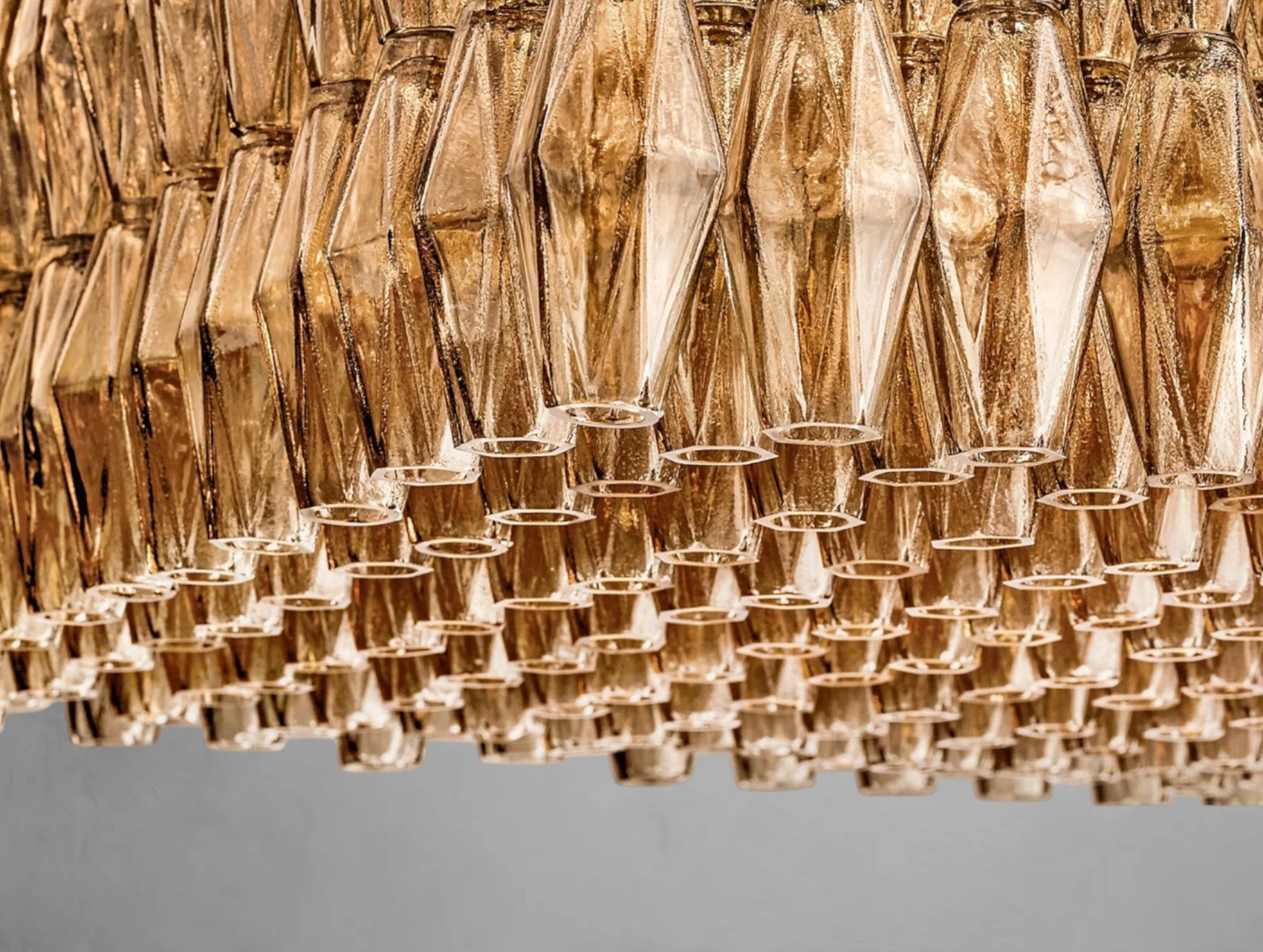 Chyara Clear Glass Rectangular Chandelier