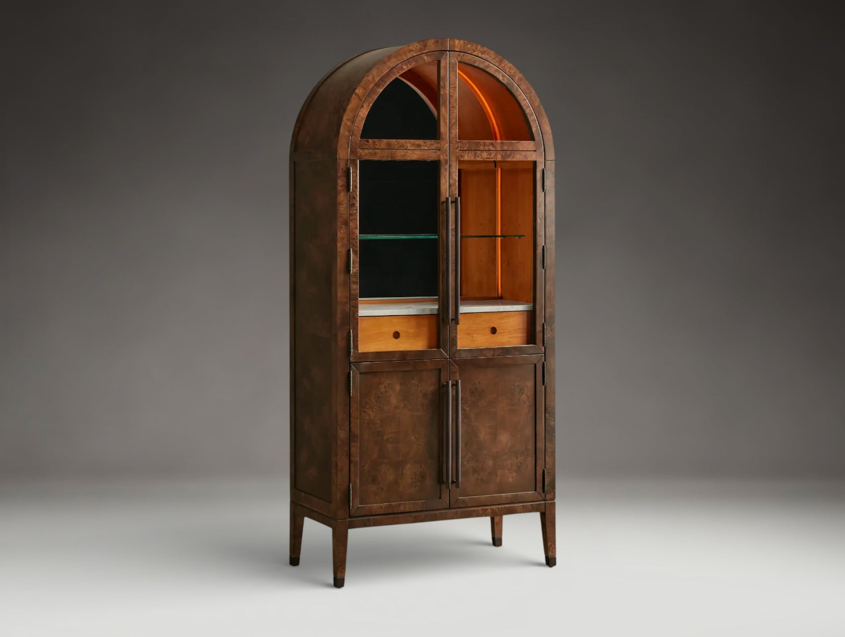 Harlan Burl Bar Cabinet
