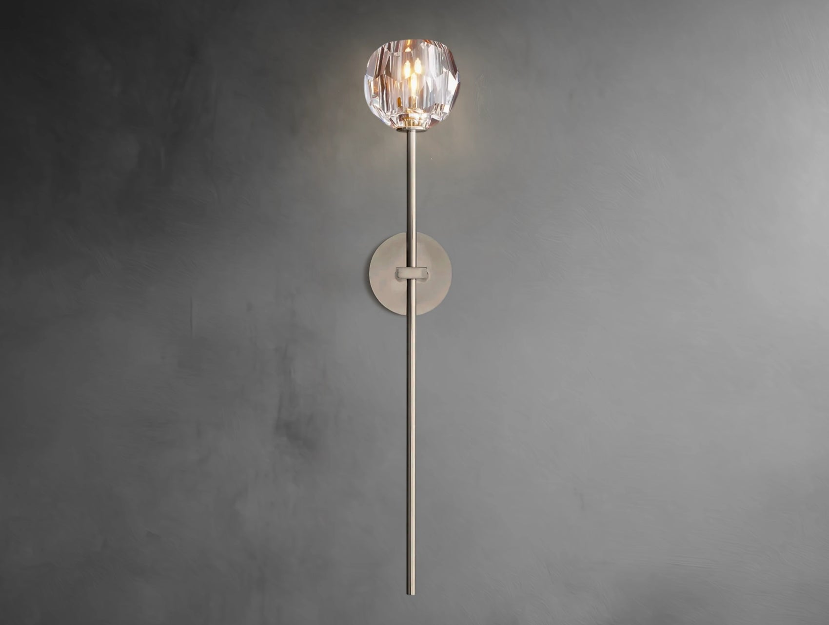 Aurelle Crystal Globe Sconce