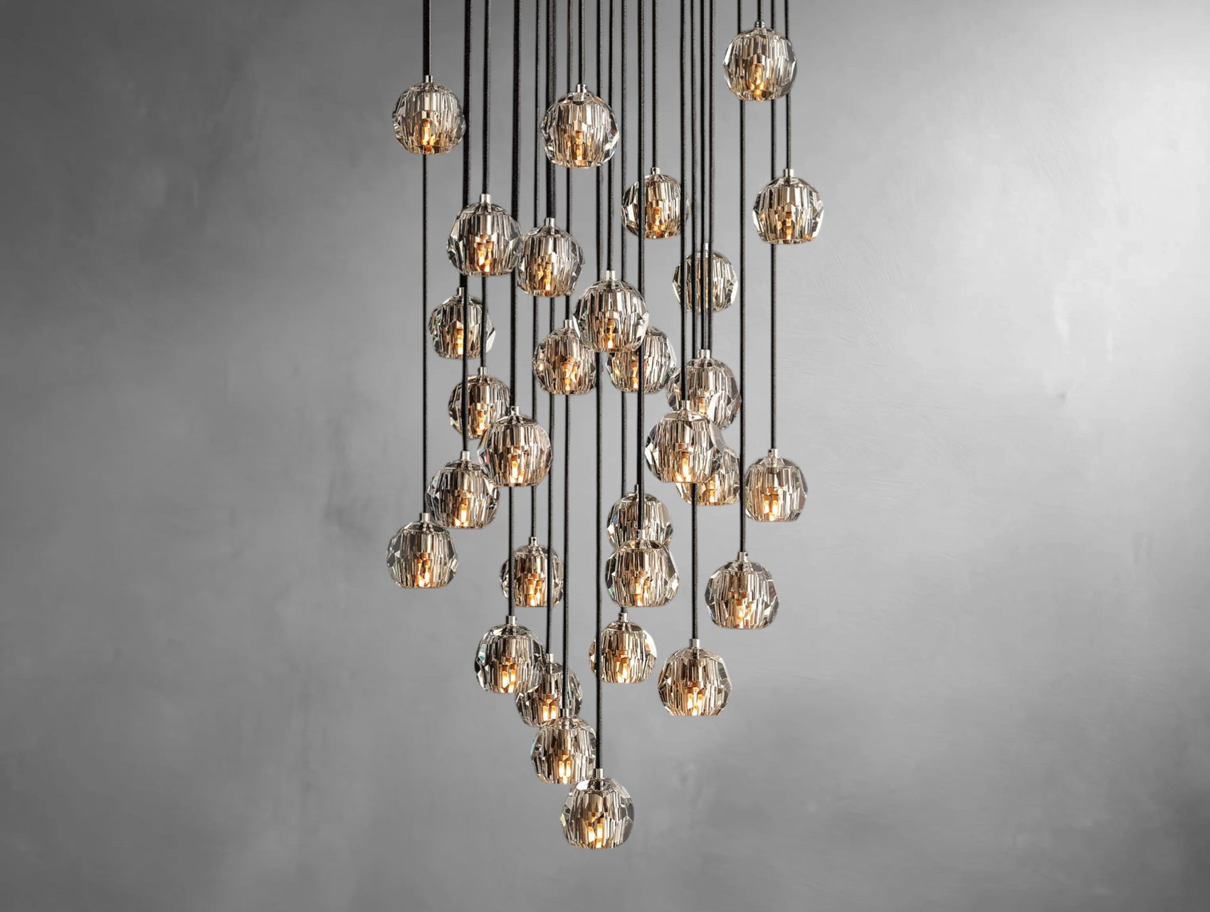 Orvane Crystal Drop Cluster Pendant