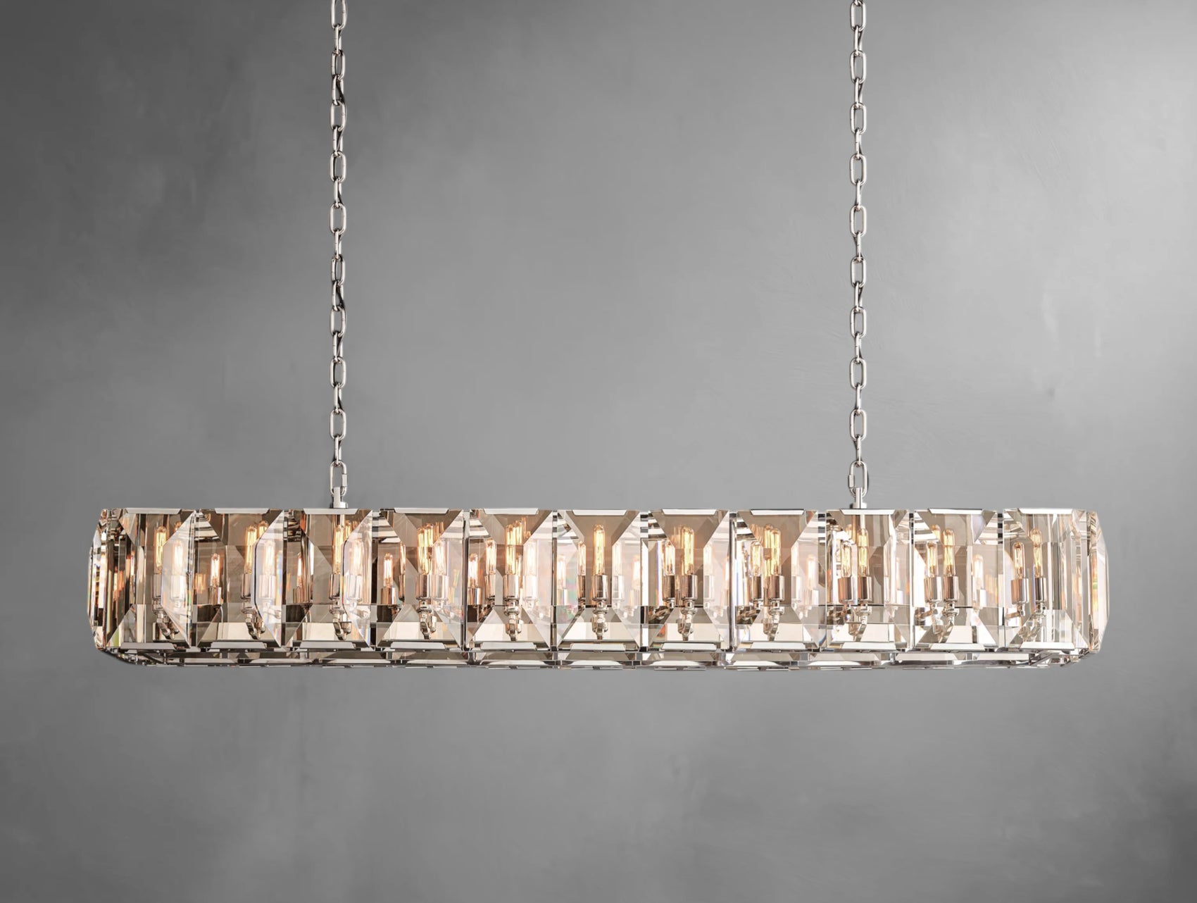 Halone Crystal Rectangular Chandelier