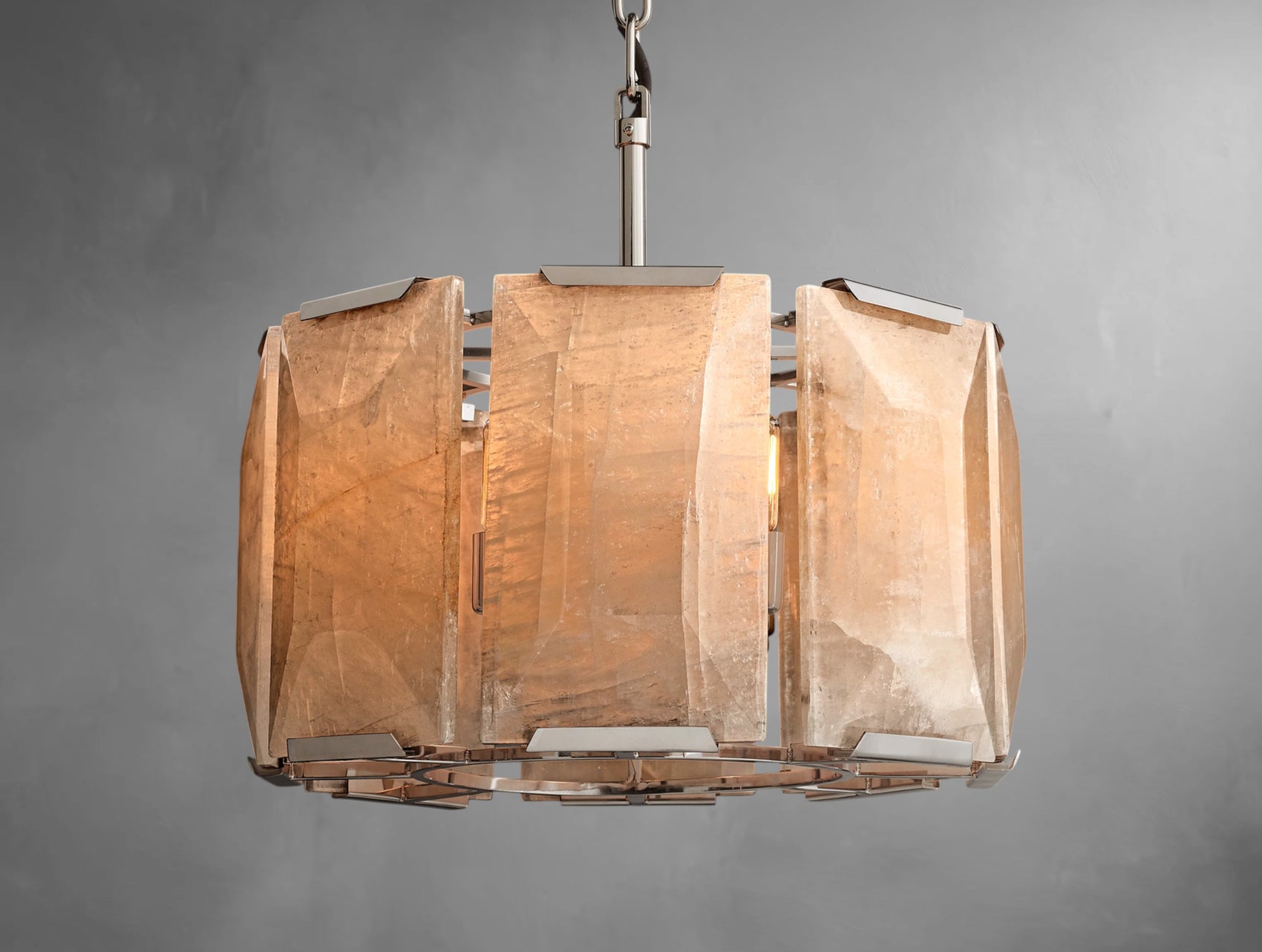 Halone Calcite Round Chandelier