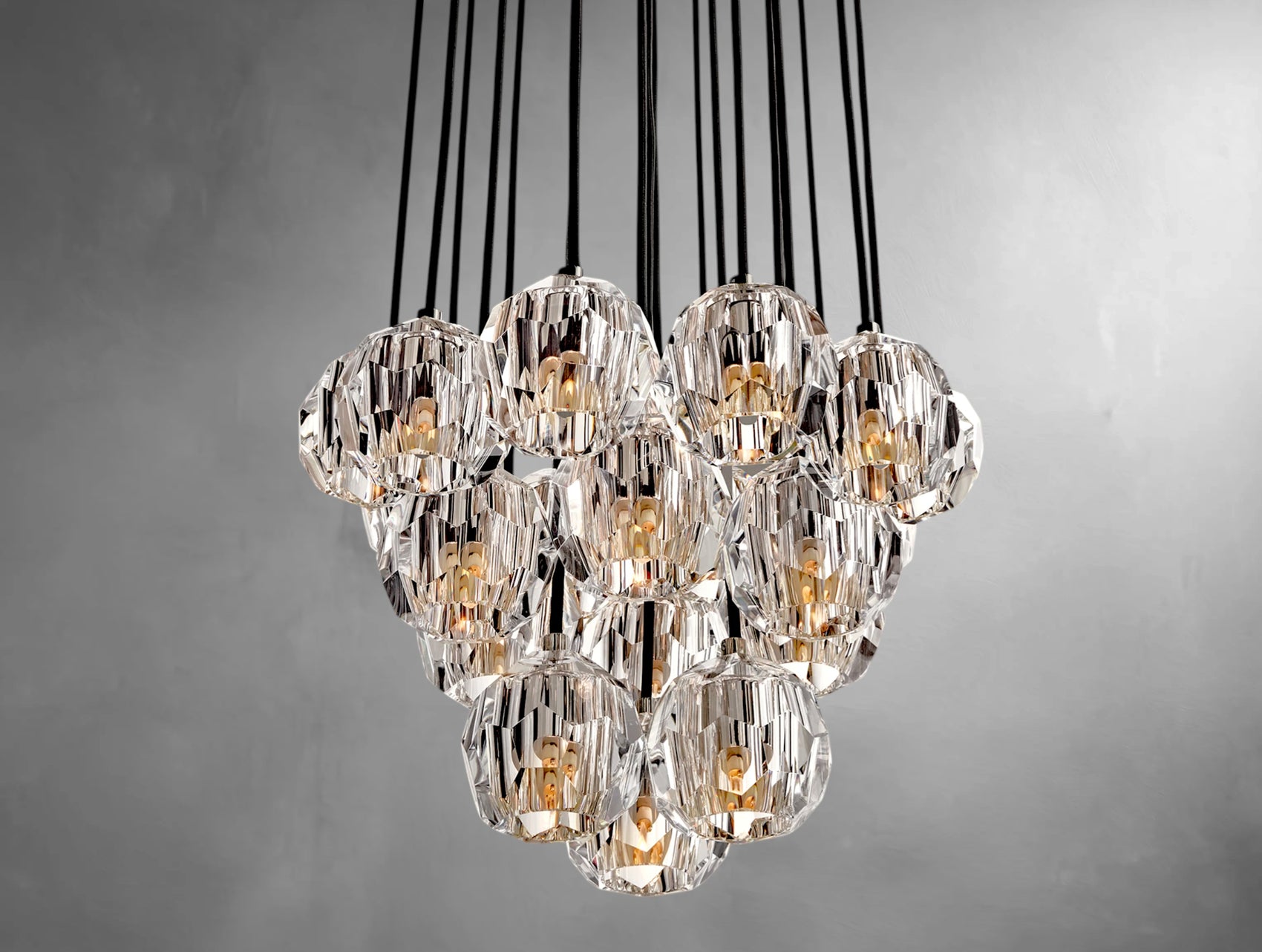 Orvane Crystal Drop Cluster Pendant