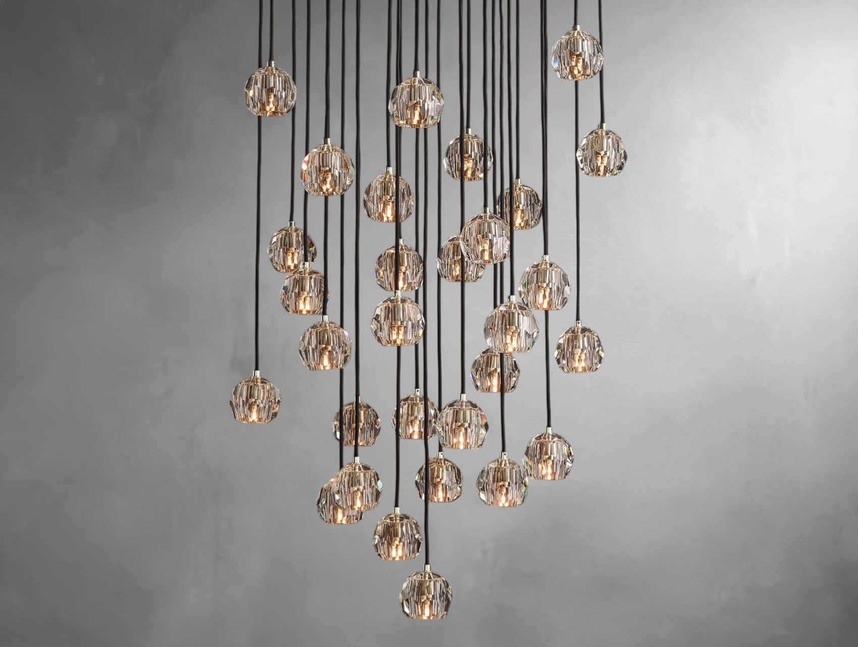 Orvane Crystal Drop Cluster Pendant