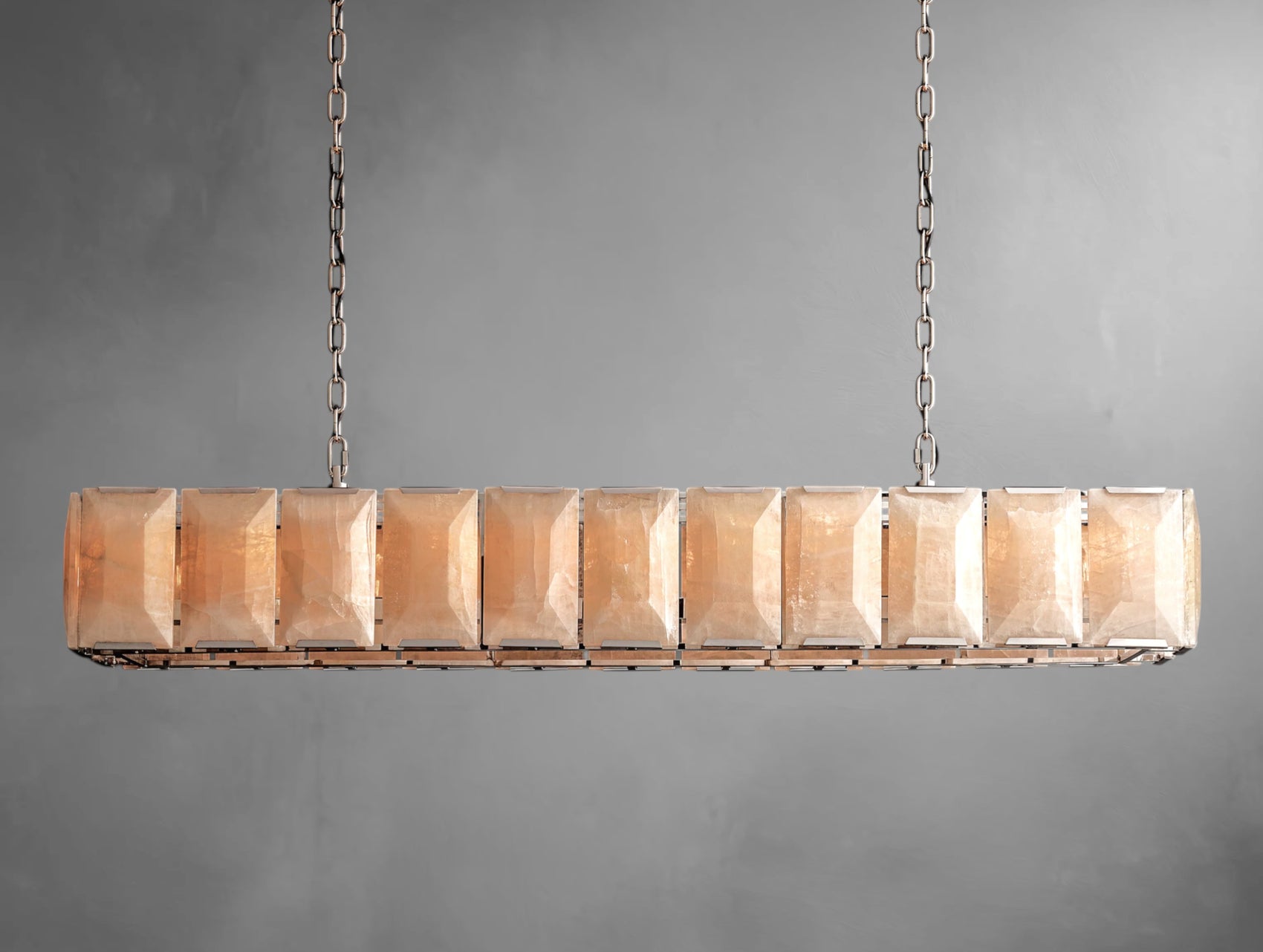 Halone Calcite Rectangular Chandelier