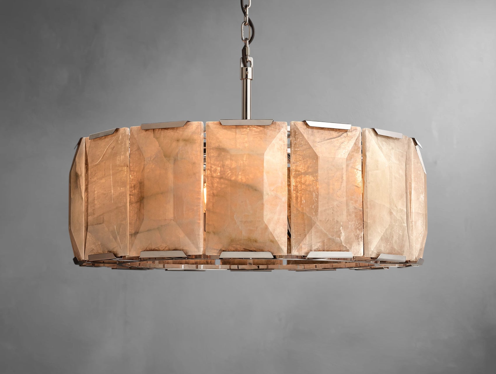 Halone Calcite Round Chandelier