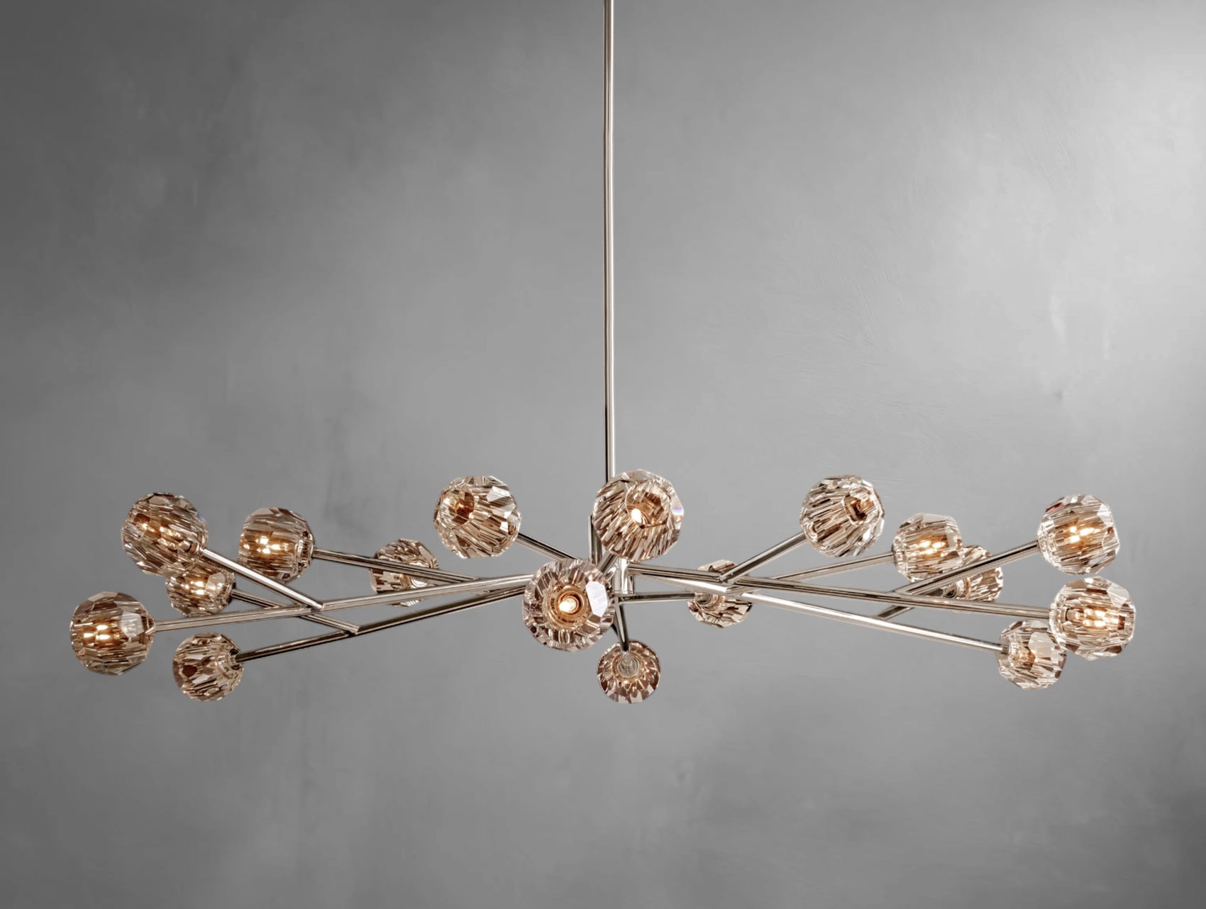Orvane Crystal Round Cluster Chandelier