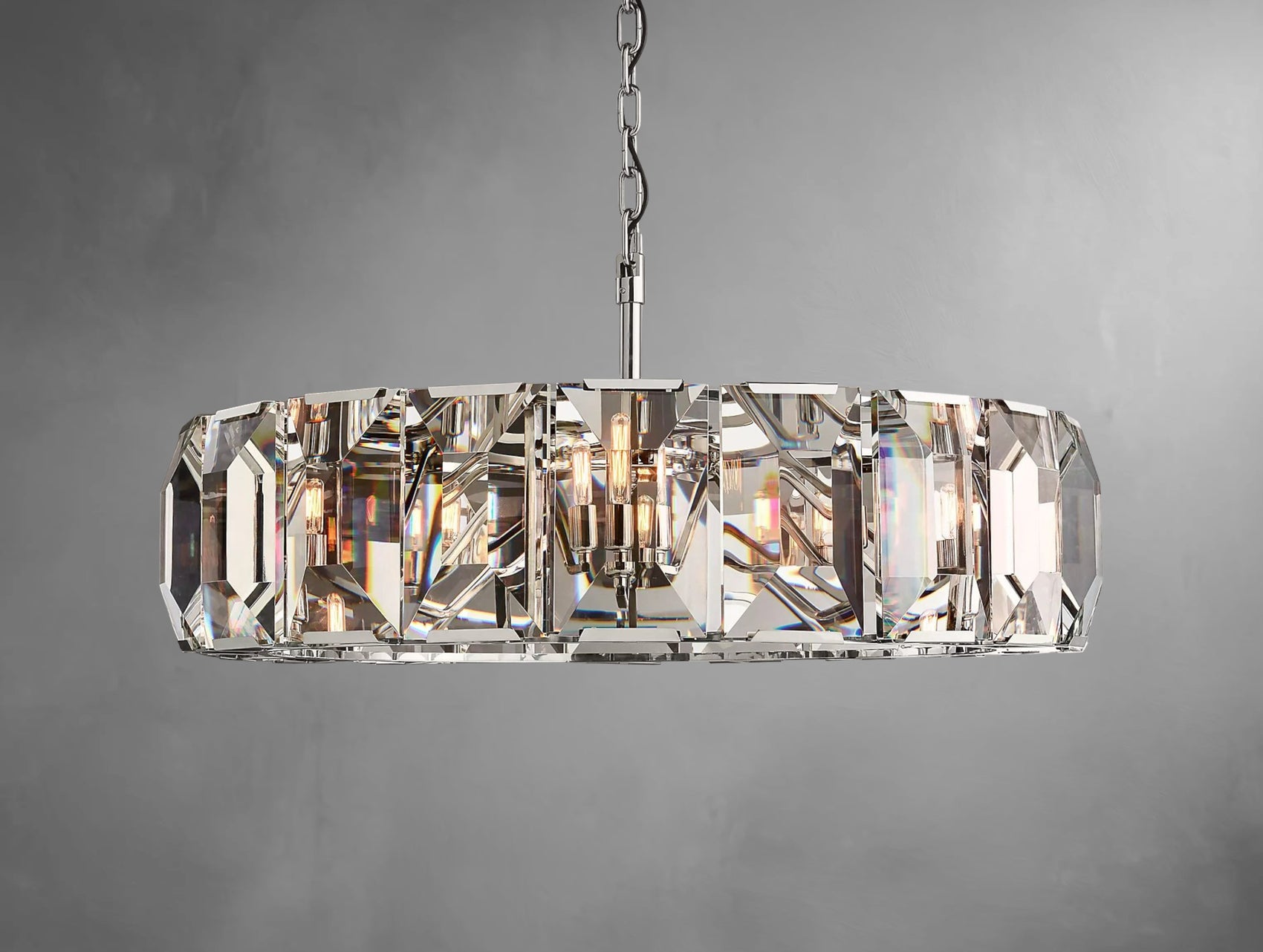 Halone Crystal Round Chandelier