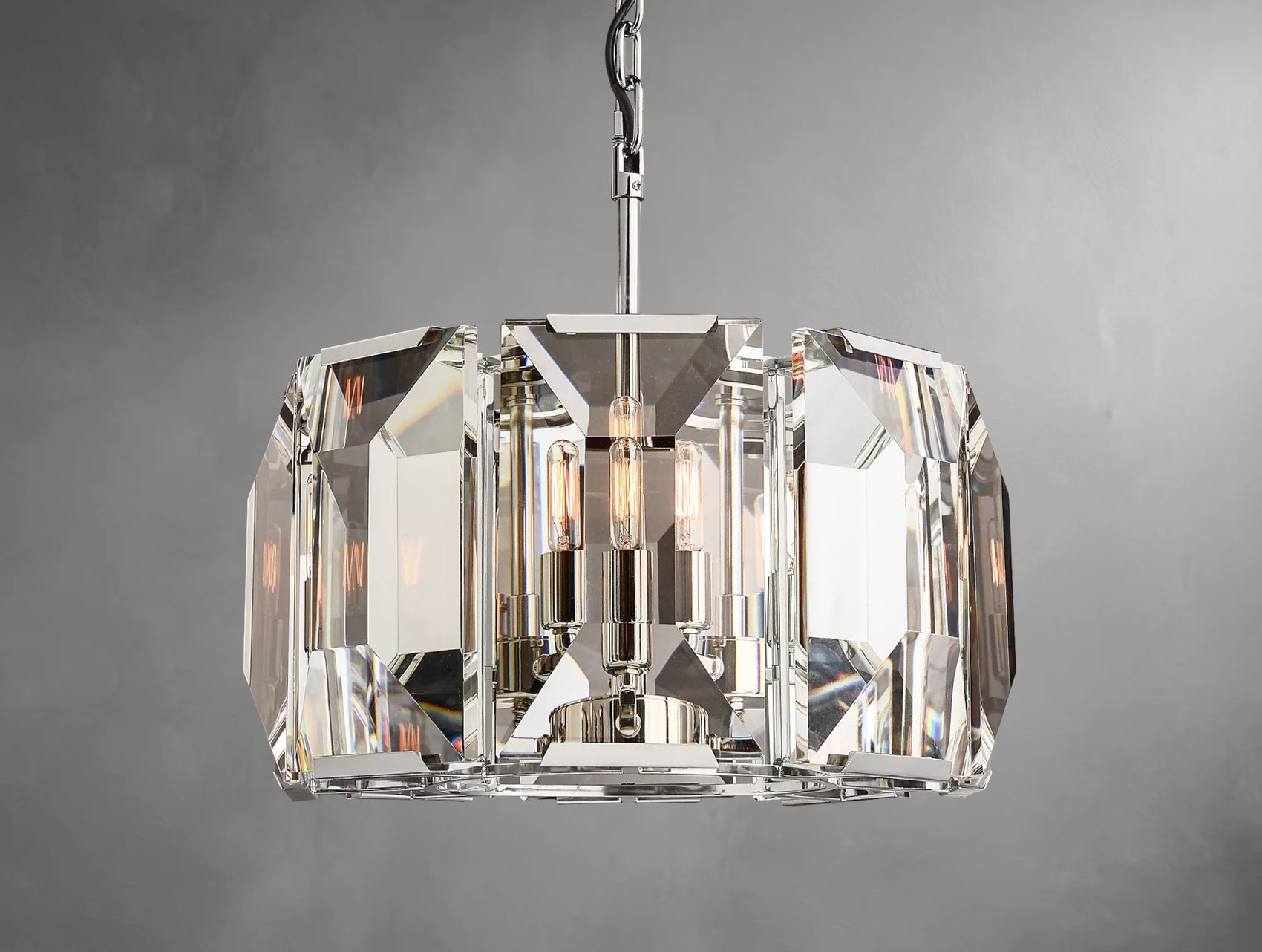 Halone Crystal Round Chandelier