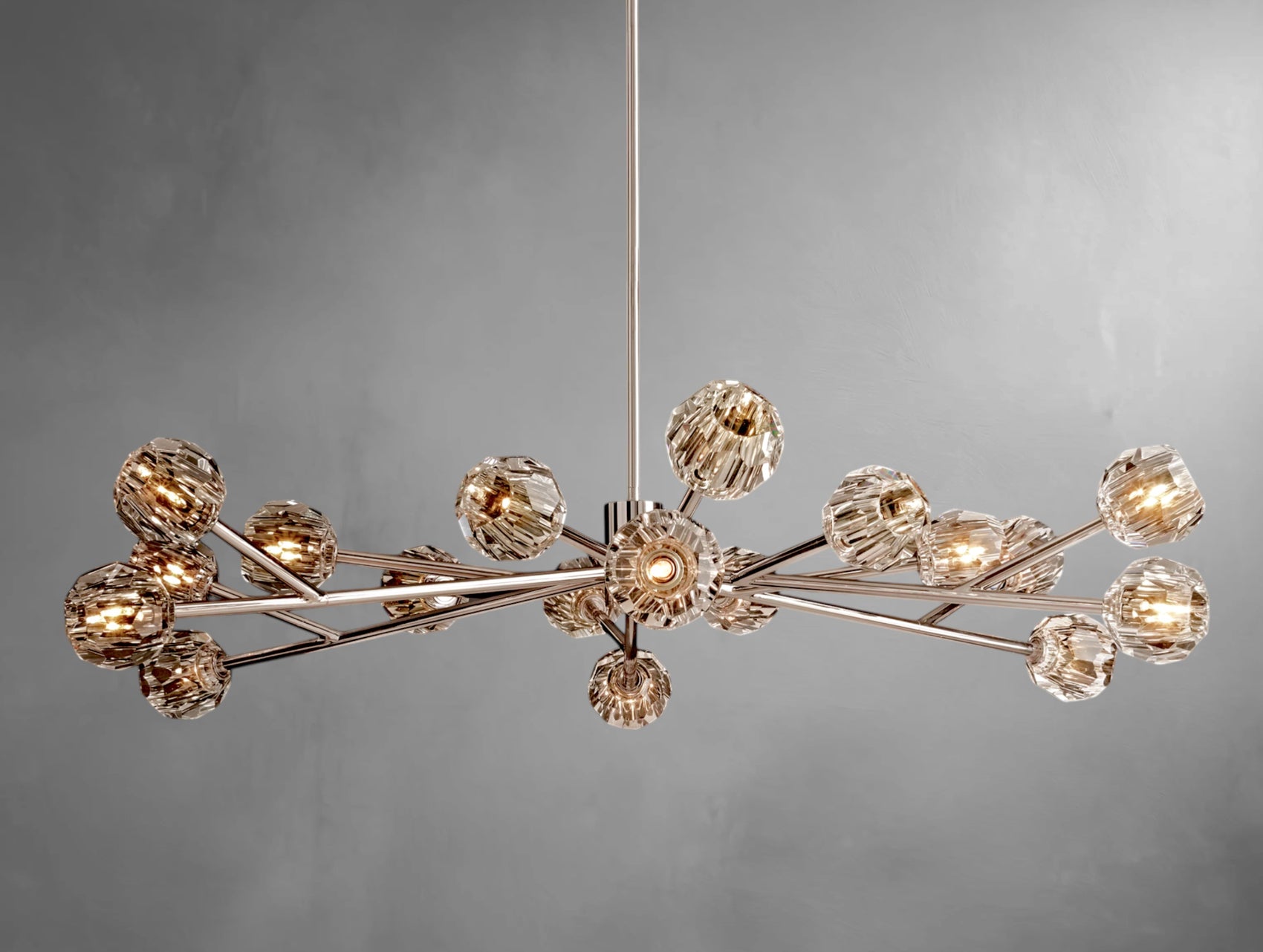 Orvane Crystal Round Cluster Chandelier