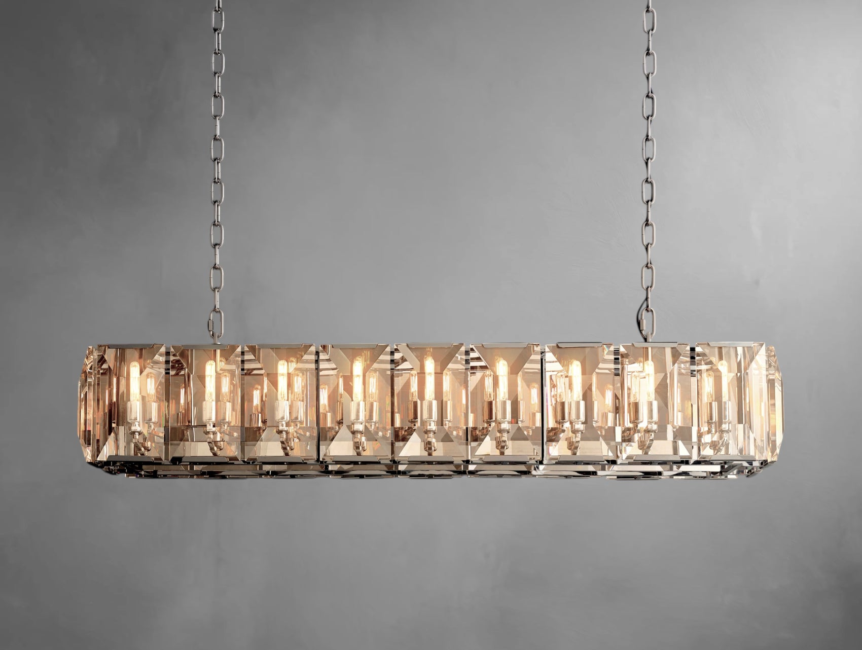 Halone Crystal Rectangular Chandelier