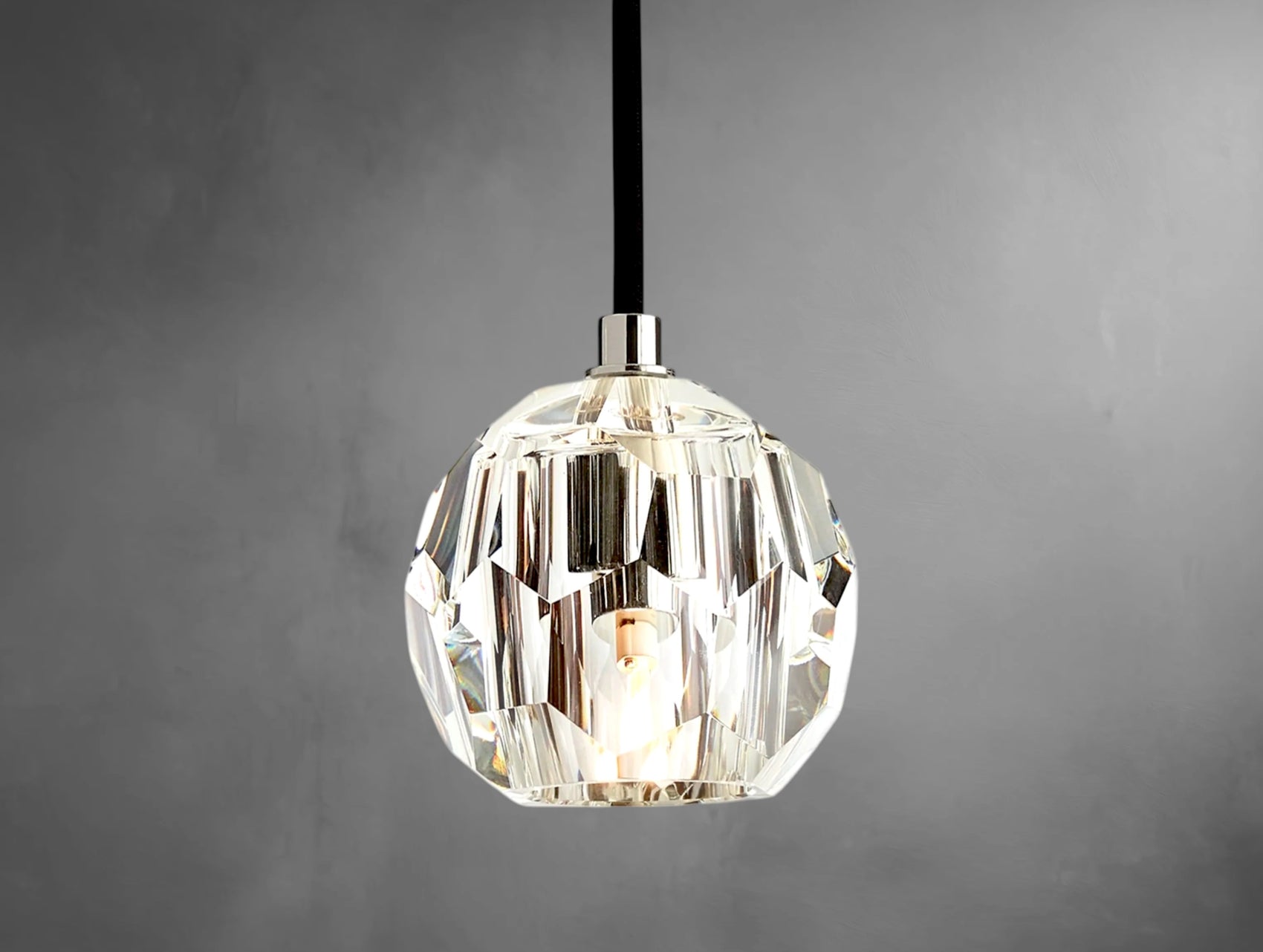 Faceted Crystal Pendant