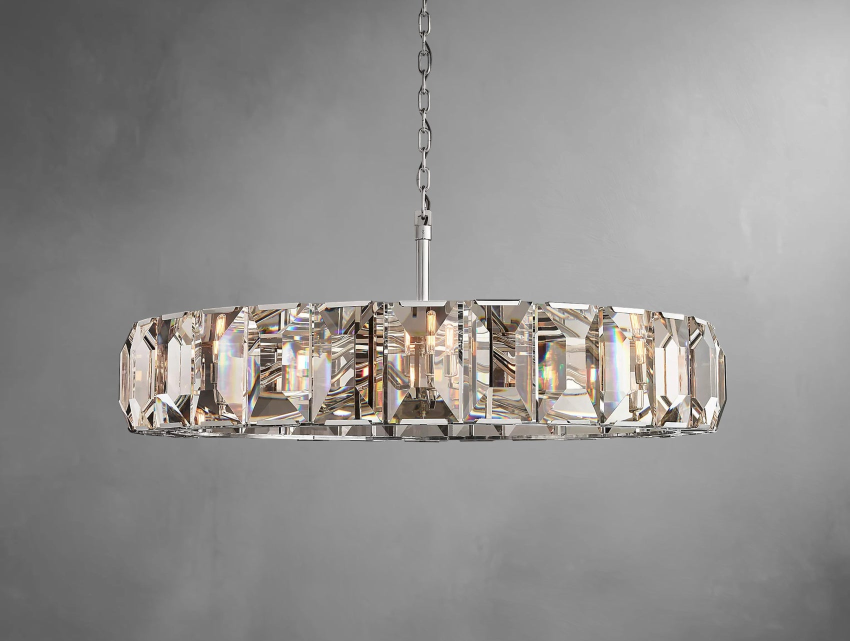 Halone Crystal Round Chandelier