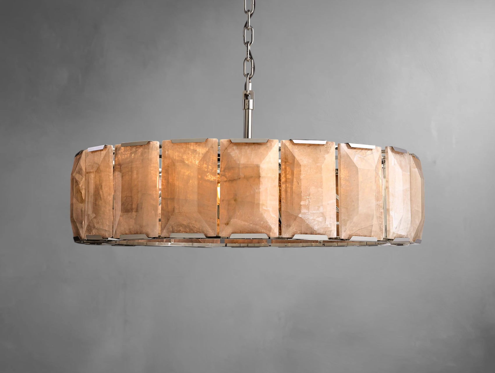 Halone Calcite Round Chandelier