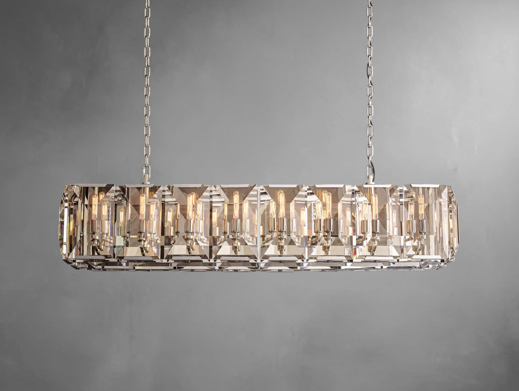Halone Crystal Rectangular Chandelier