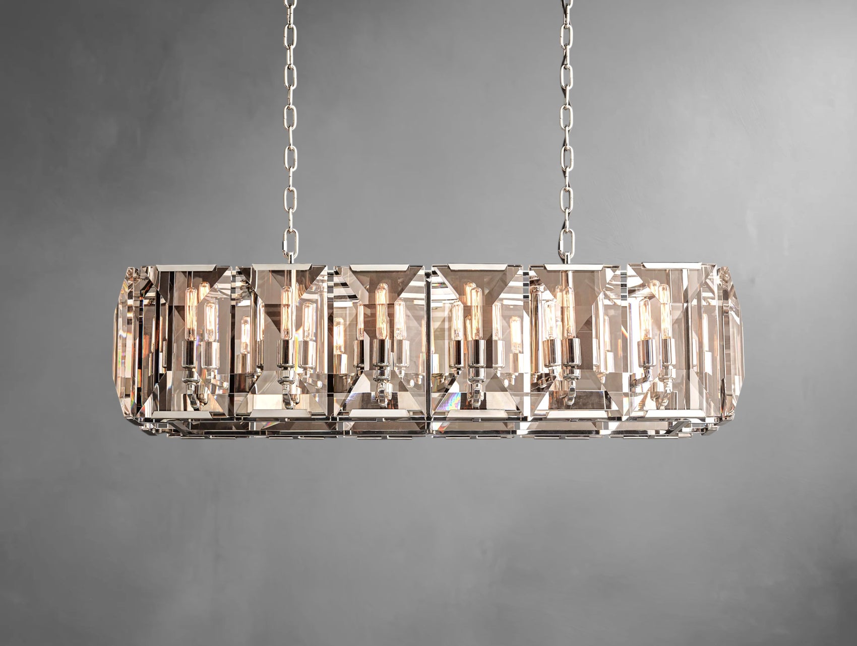 Halone Crystal Rectangular Chandelier