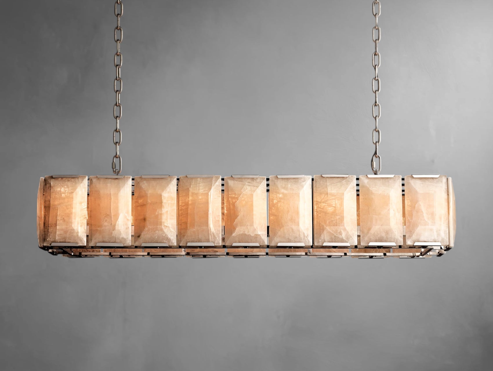 Halone Calcite Rectangular Chandelier