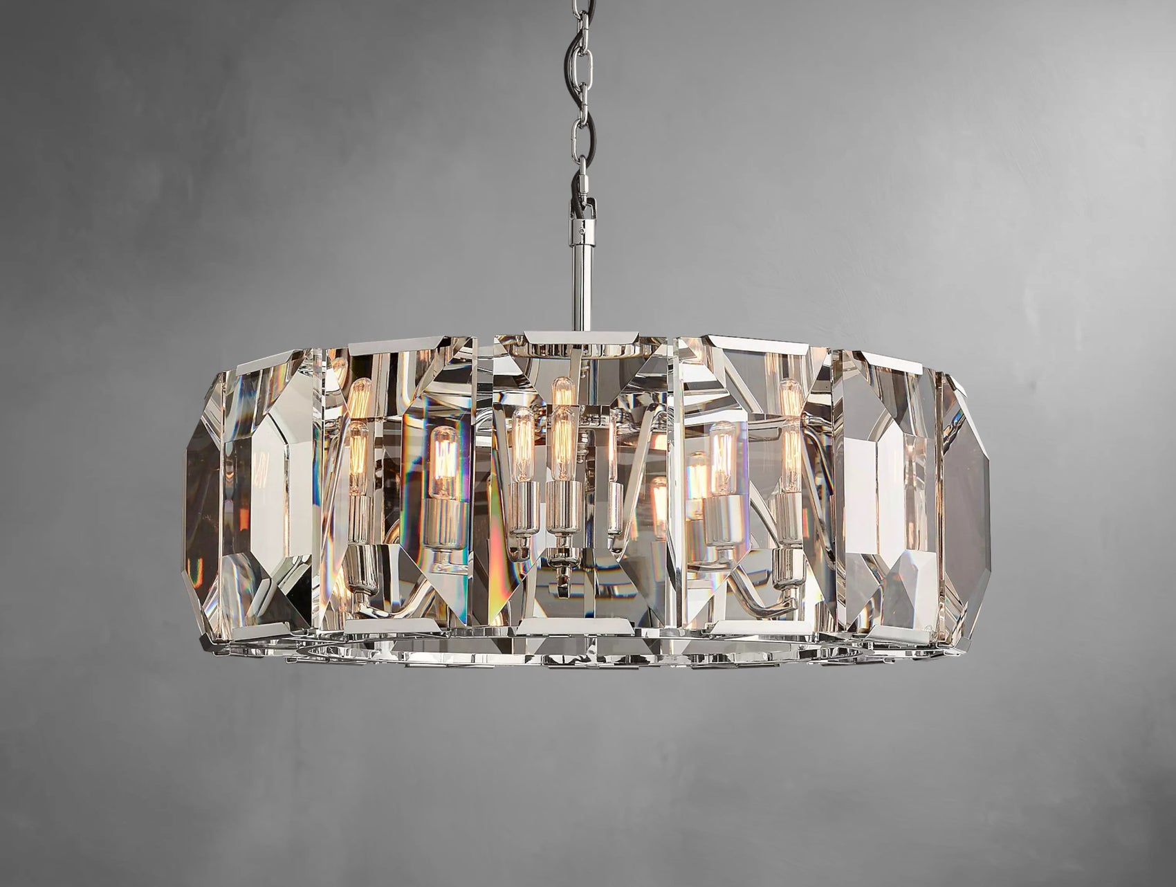 Halone Crystal Round Chandelier