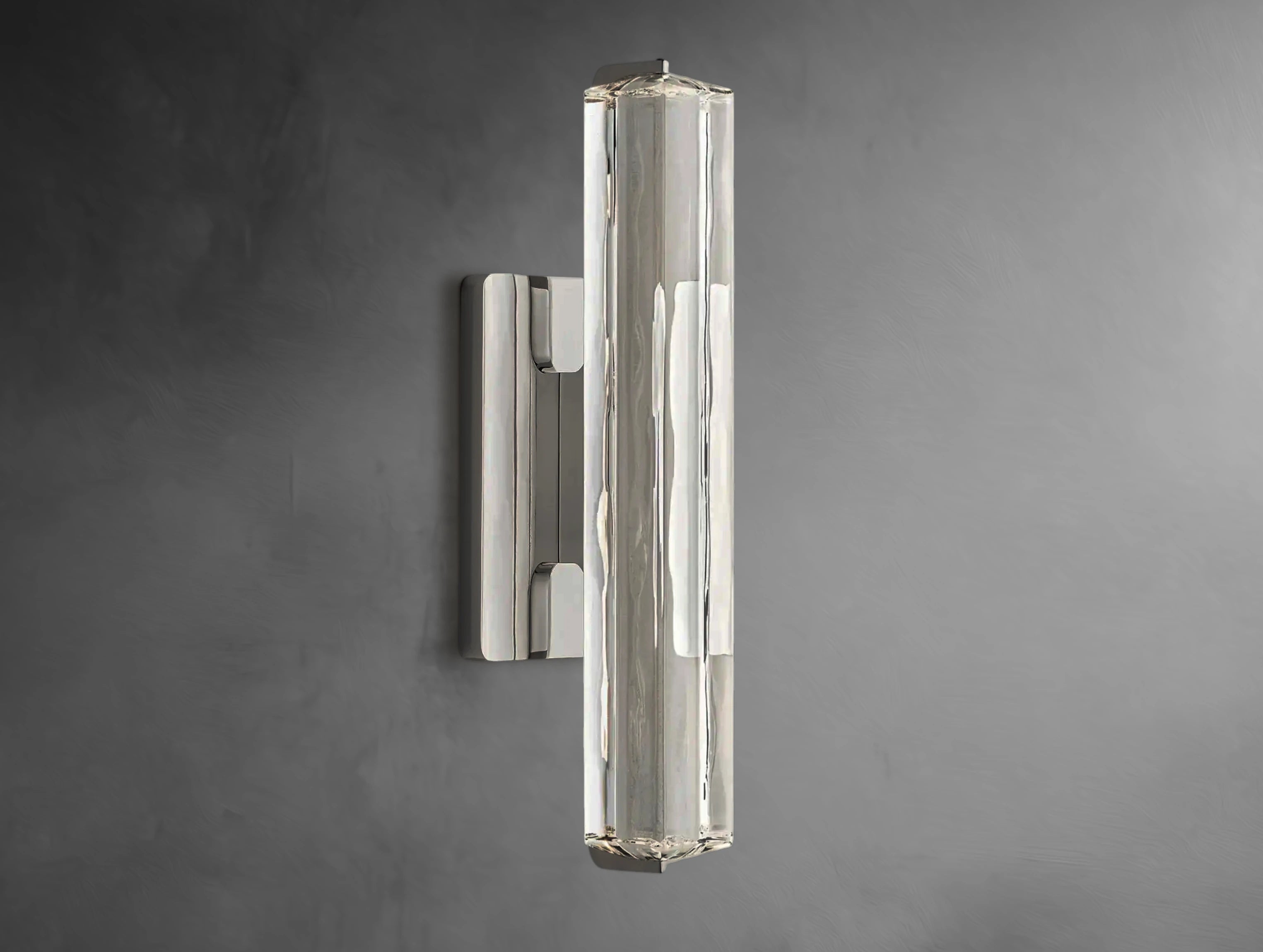 Vertical Crystal Sconce