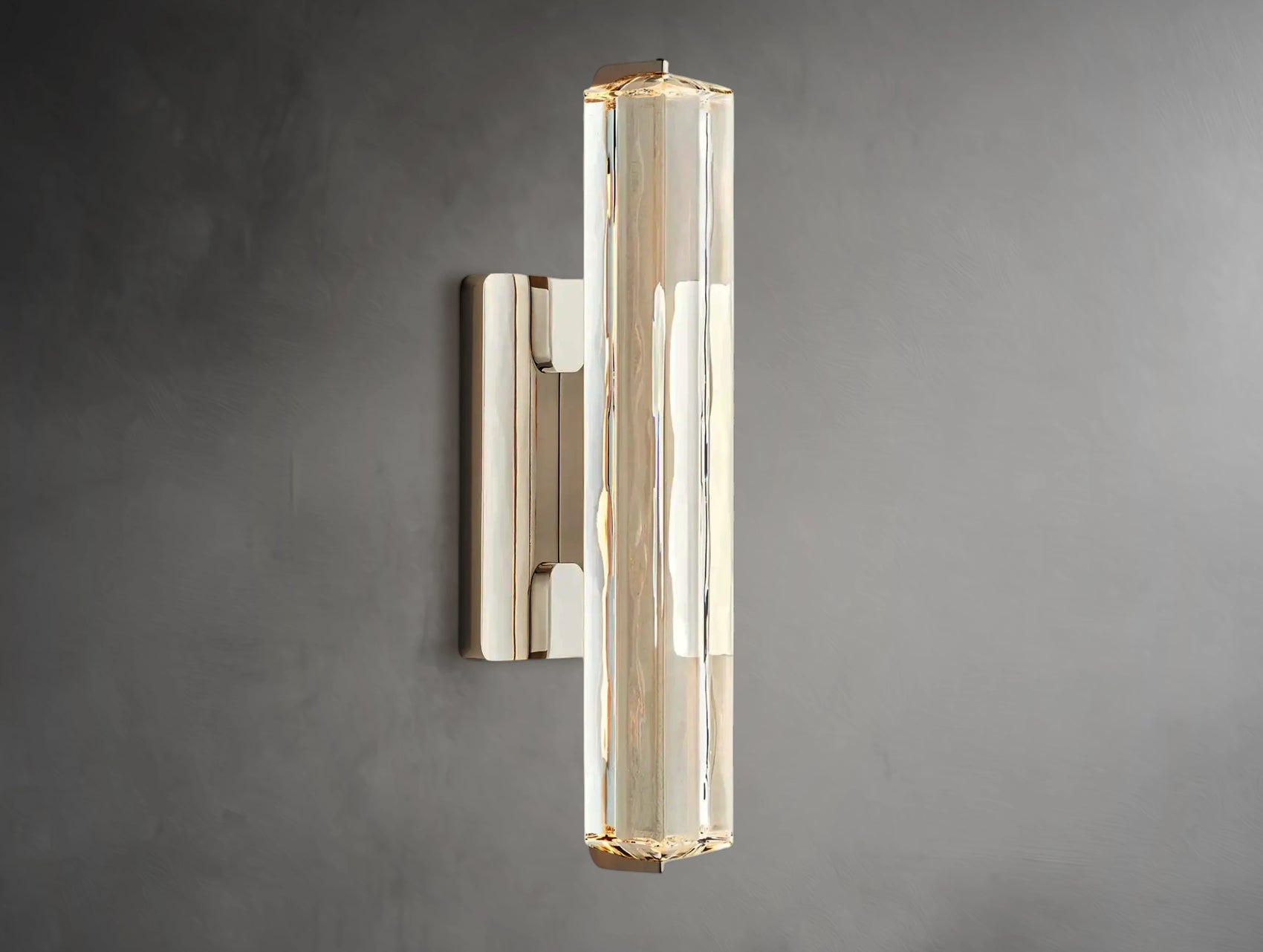Vertical Crystal Sconce