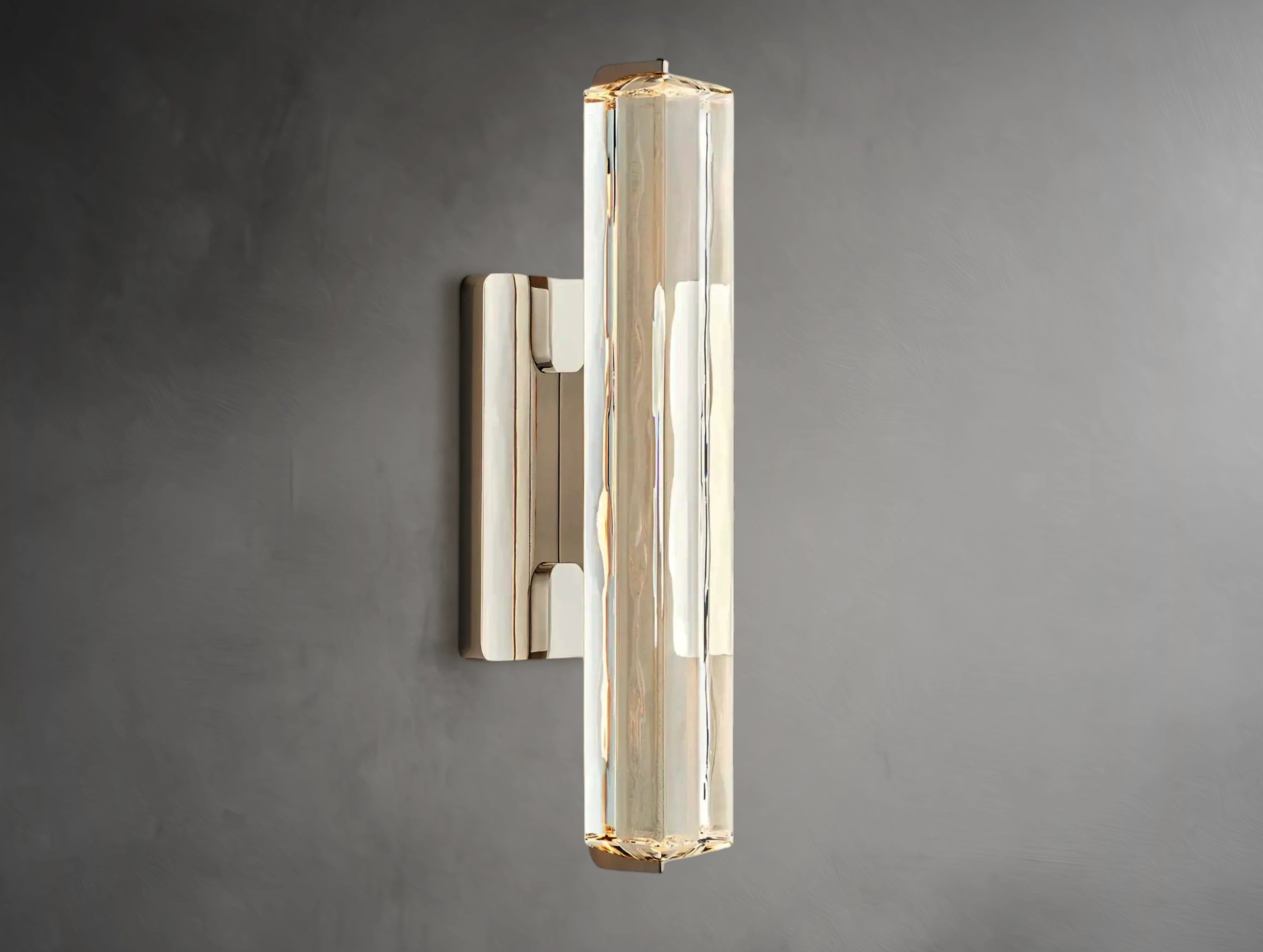 Vertical Crystal Sconce