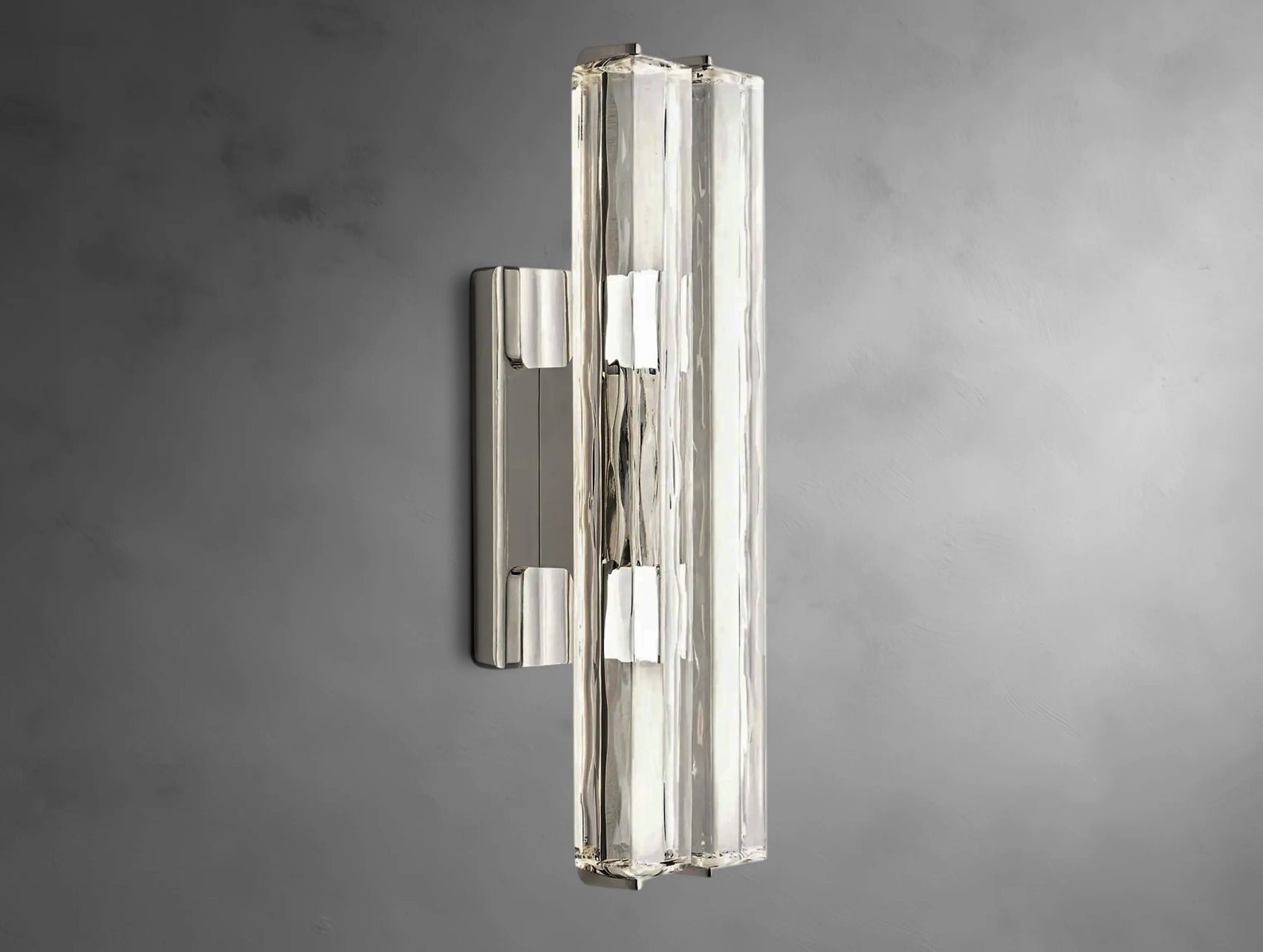 Vertical Crystal Double Sconce