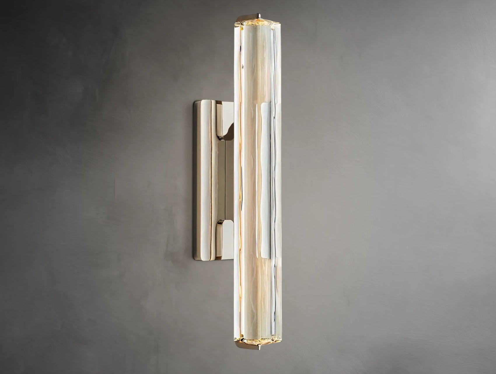 Vertical Crystal Sconce