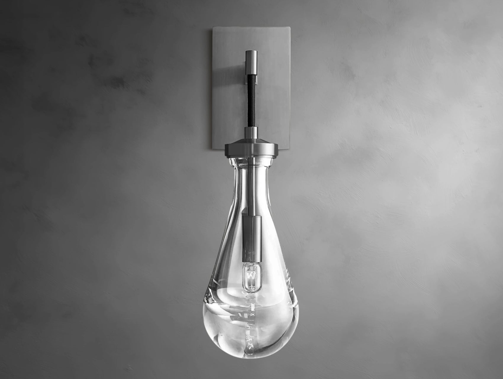 Velis Rain Glass Wall Sconce