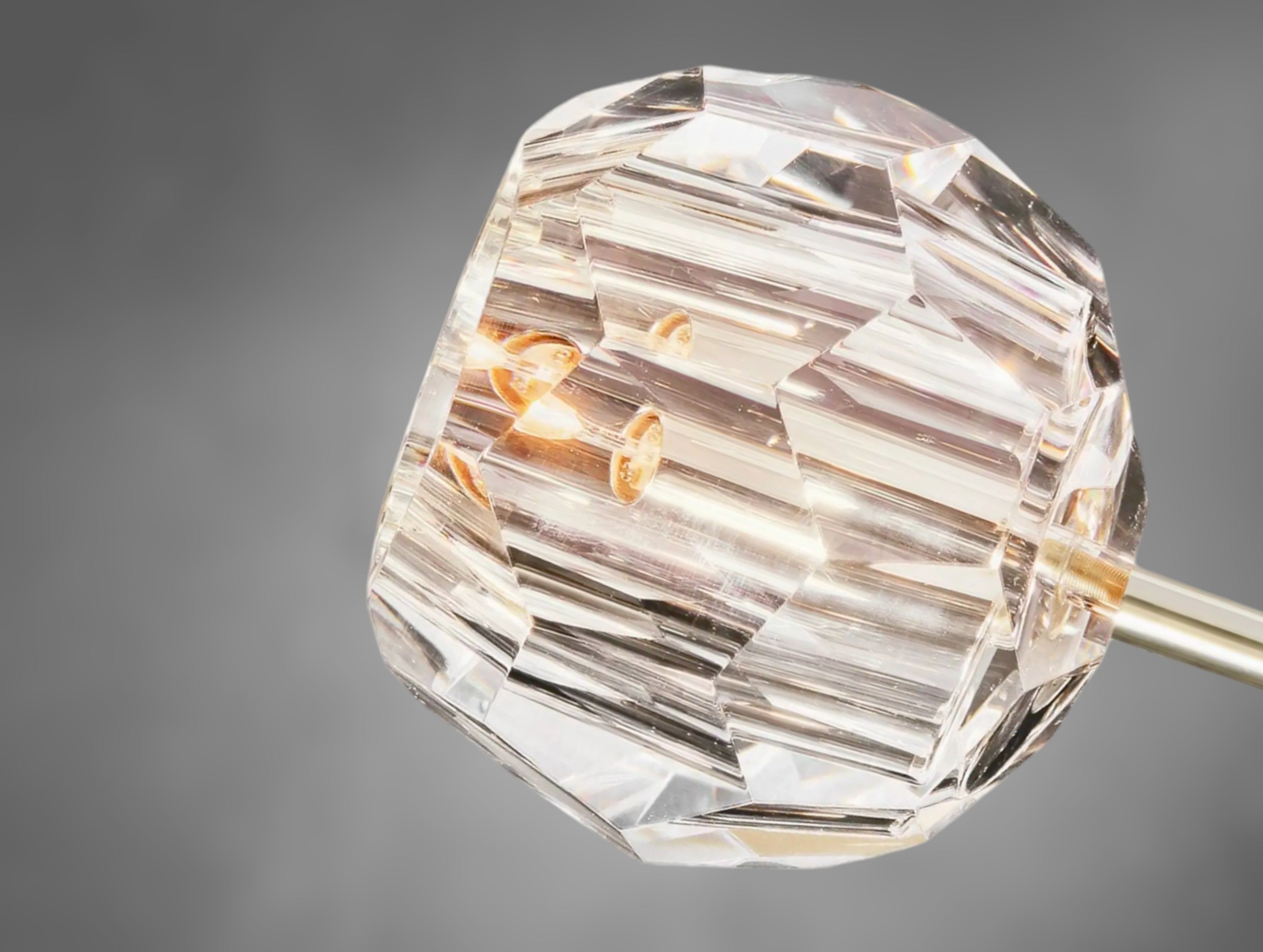 Faceted Crystal Rod Pendant
