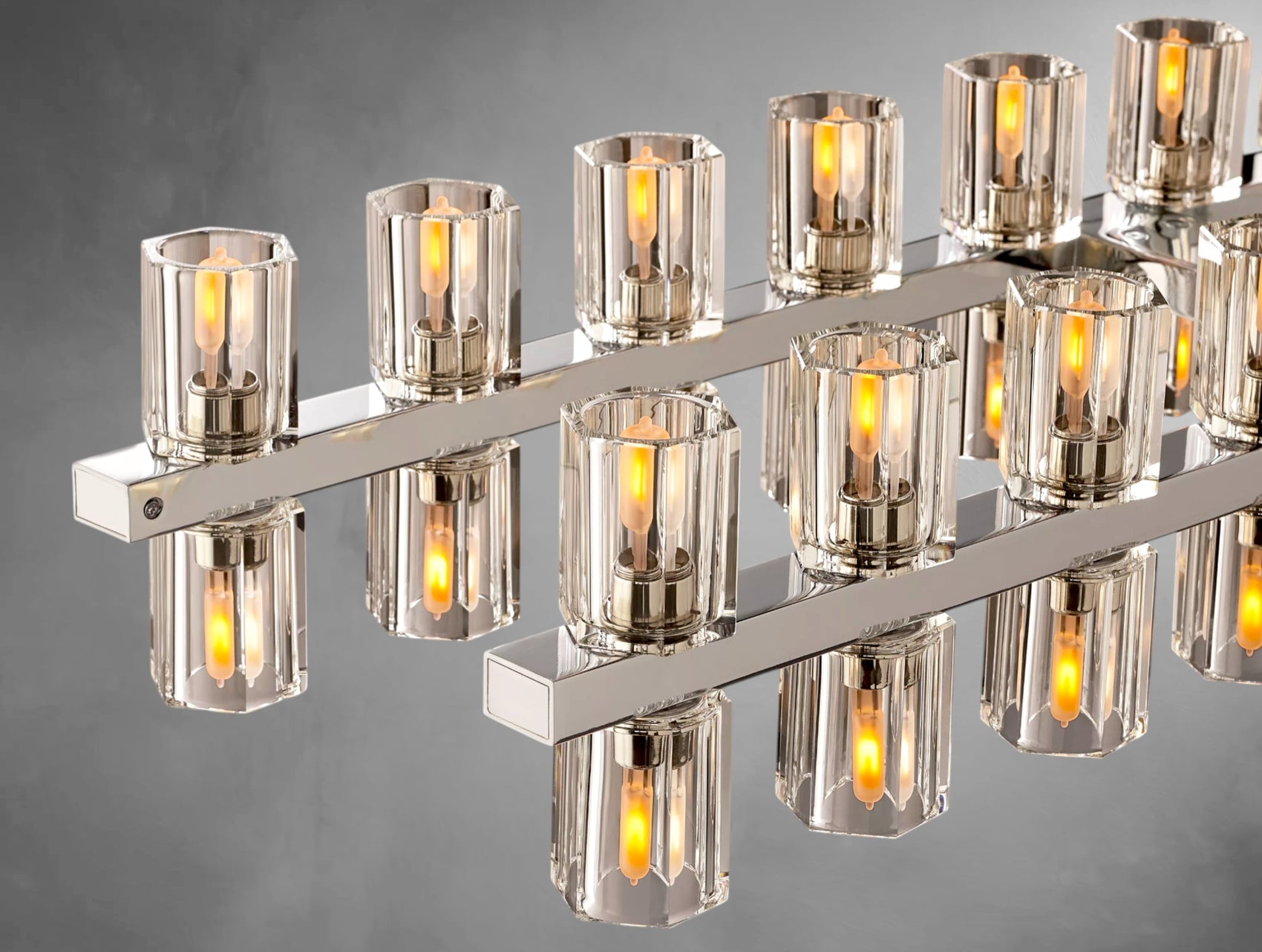 Virel LED Rectangular Chandelier