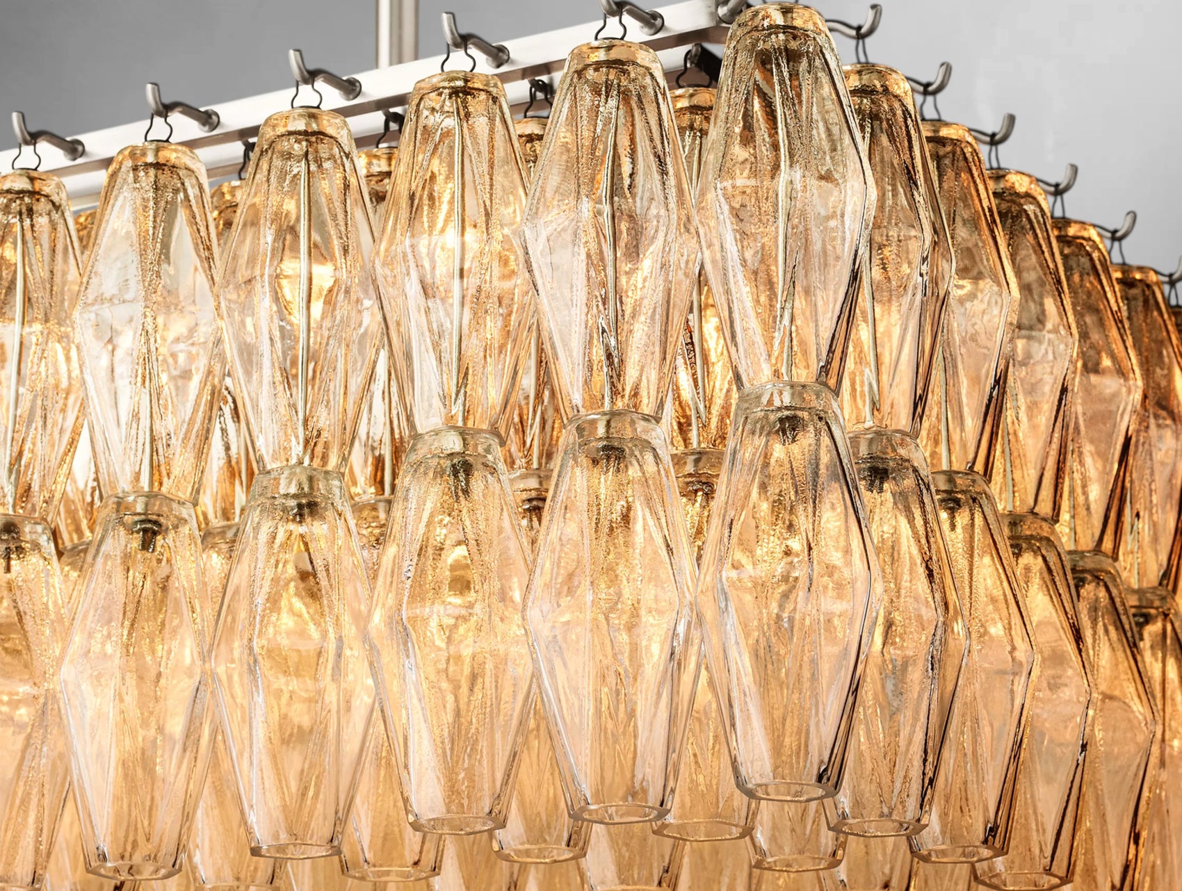 Chyara Clear Glass Rectangular Chandelier