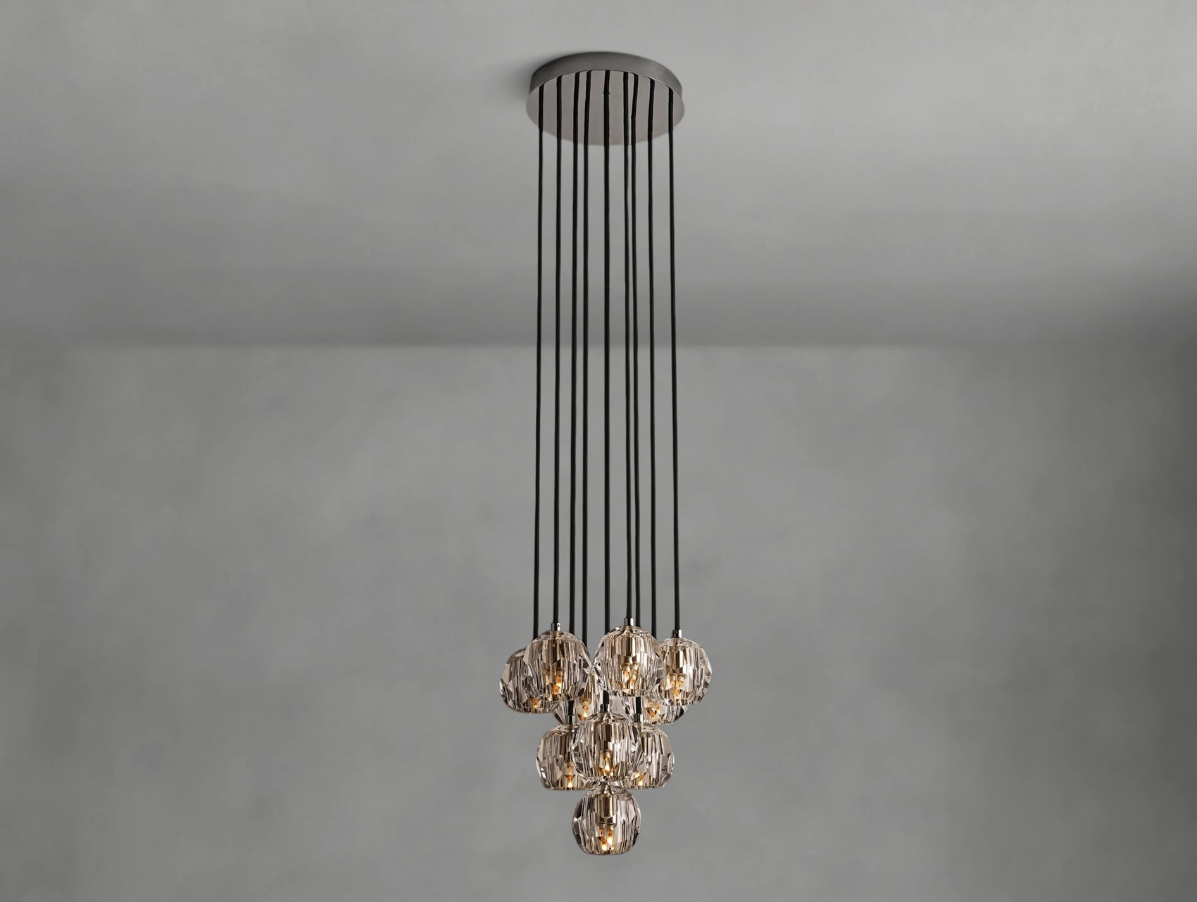 Orvane Crystal Drop Cluster Pendant