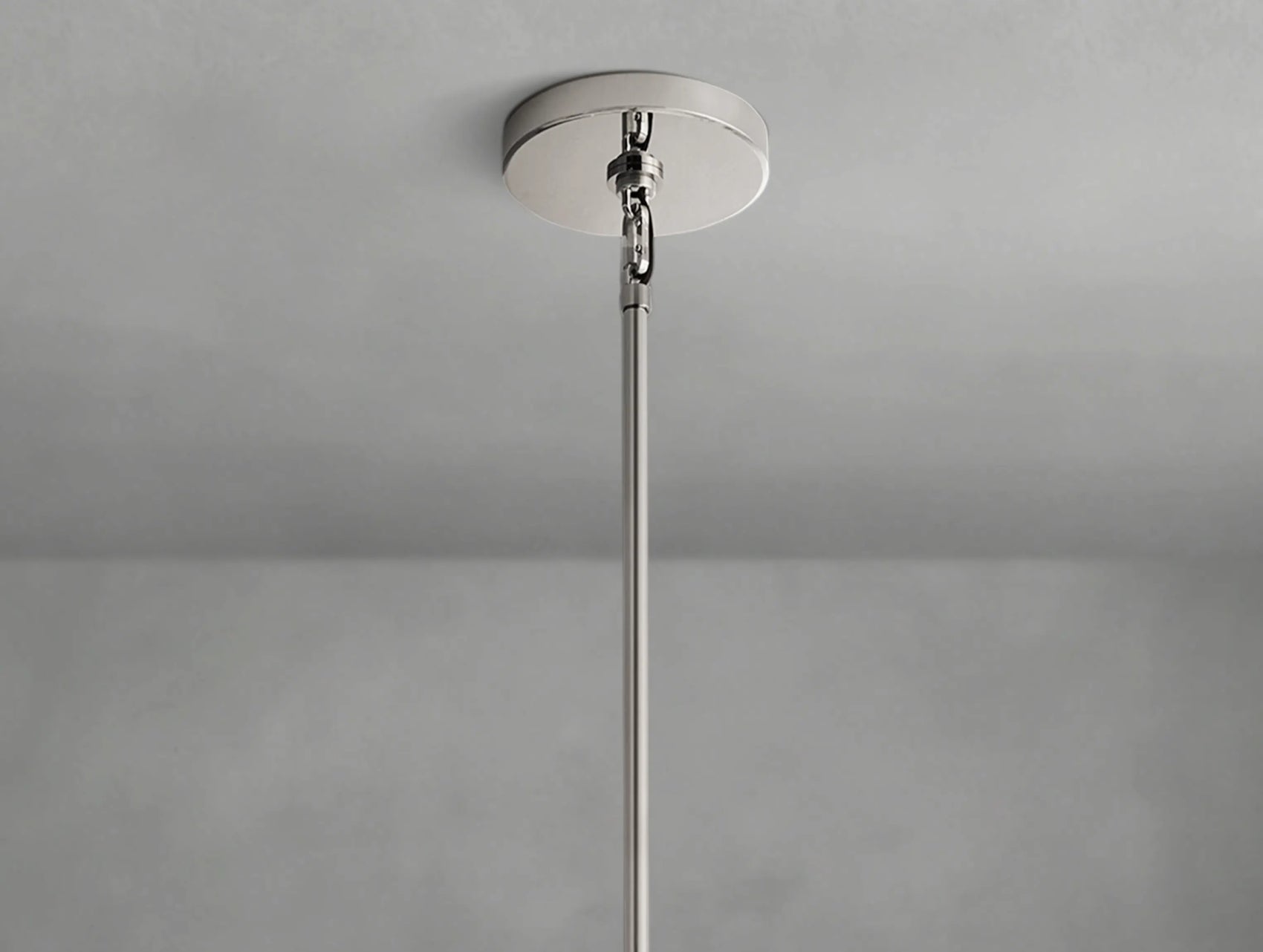 kabratte Clear Glass Mobile Round Chandelier