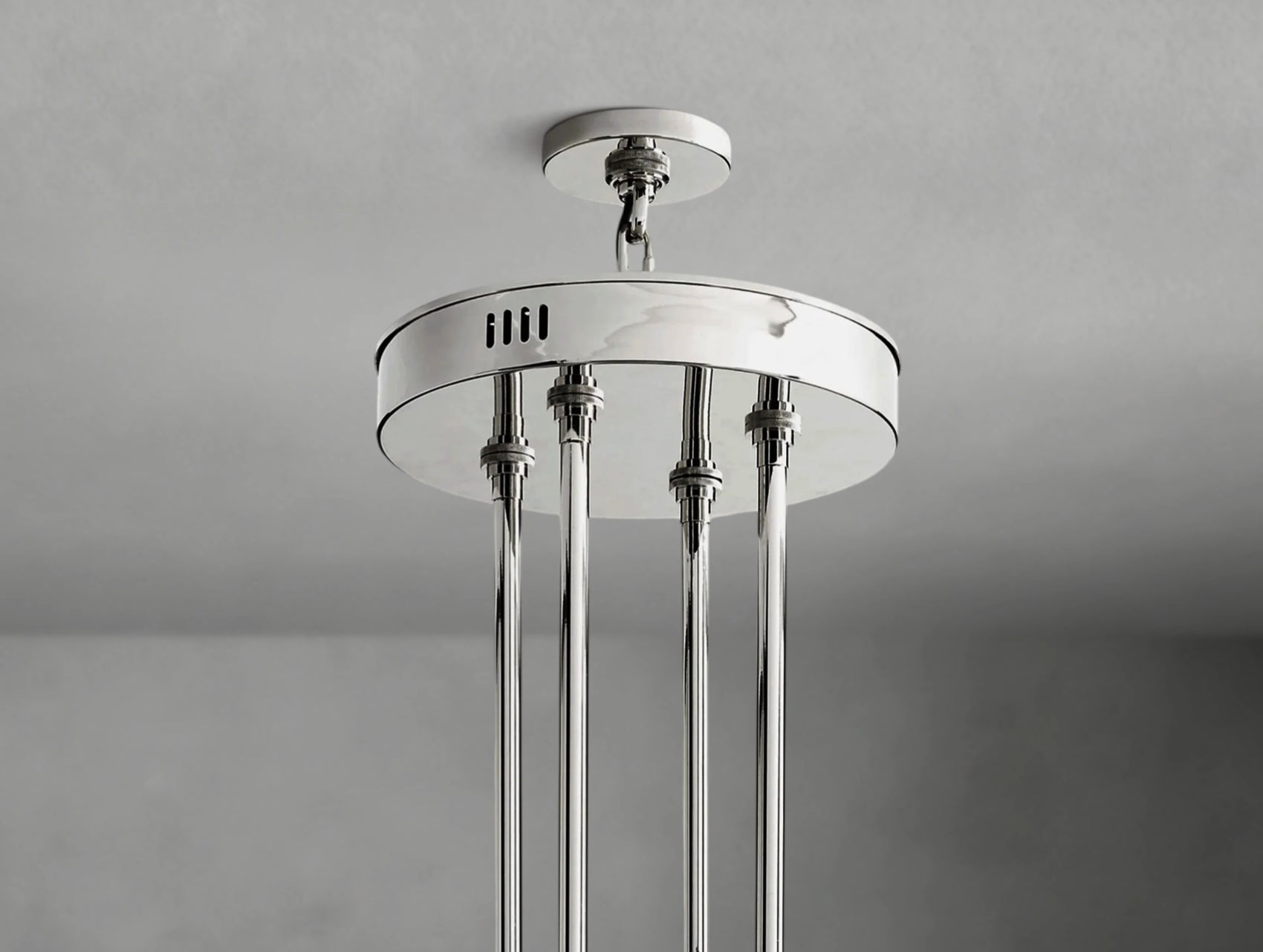 Virel Crystal Two-Tier Round Chandelier