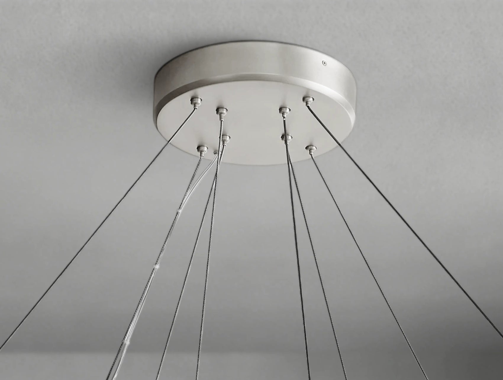 Ralune Lisse Two-Tiered Round Chandelier