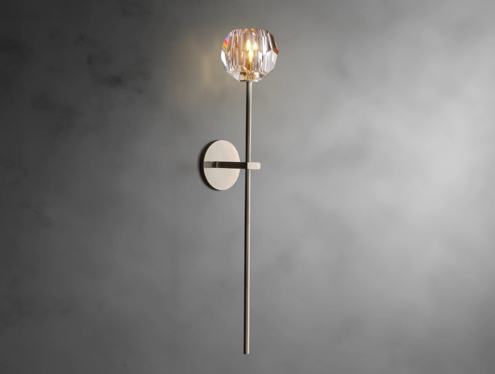 Aurelle Crystal Globe Sconce