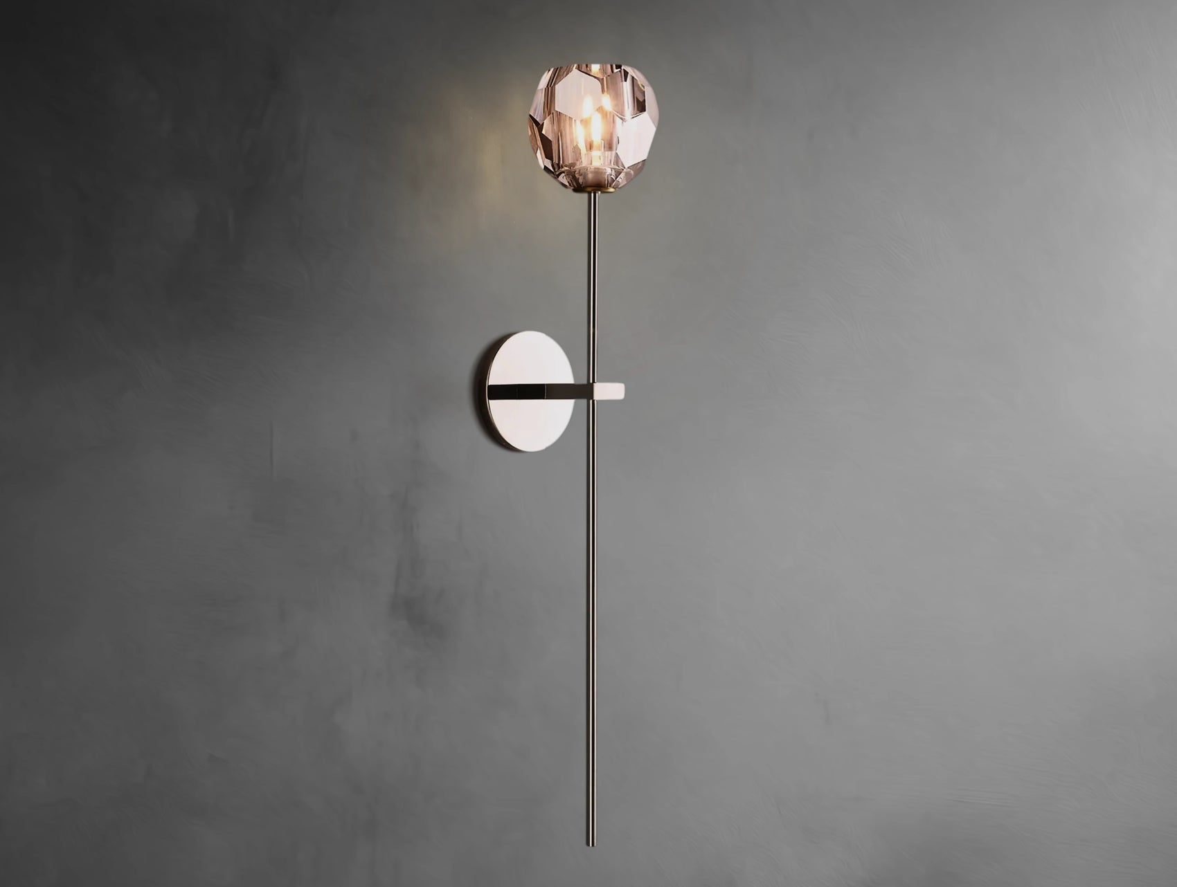 Aurelle Crystal Globe Sconce