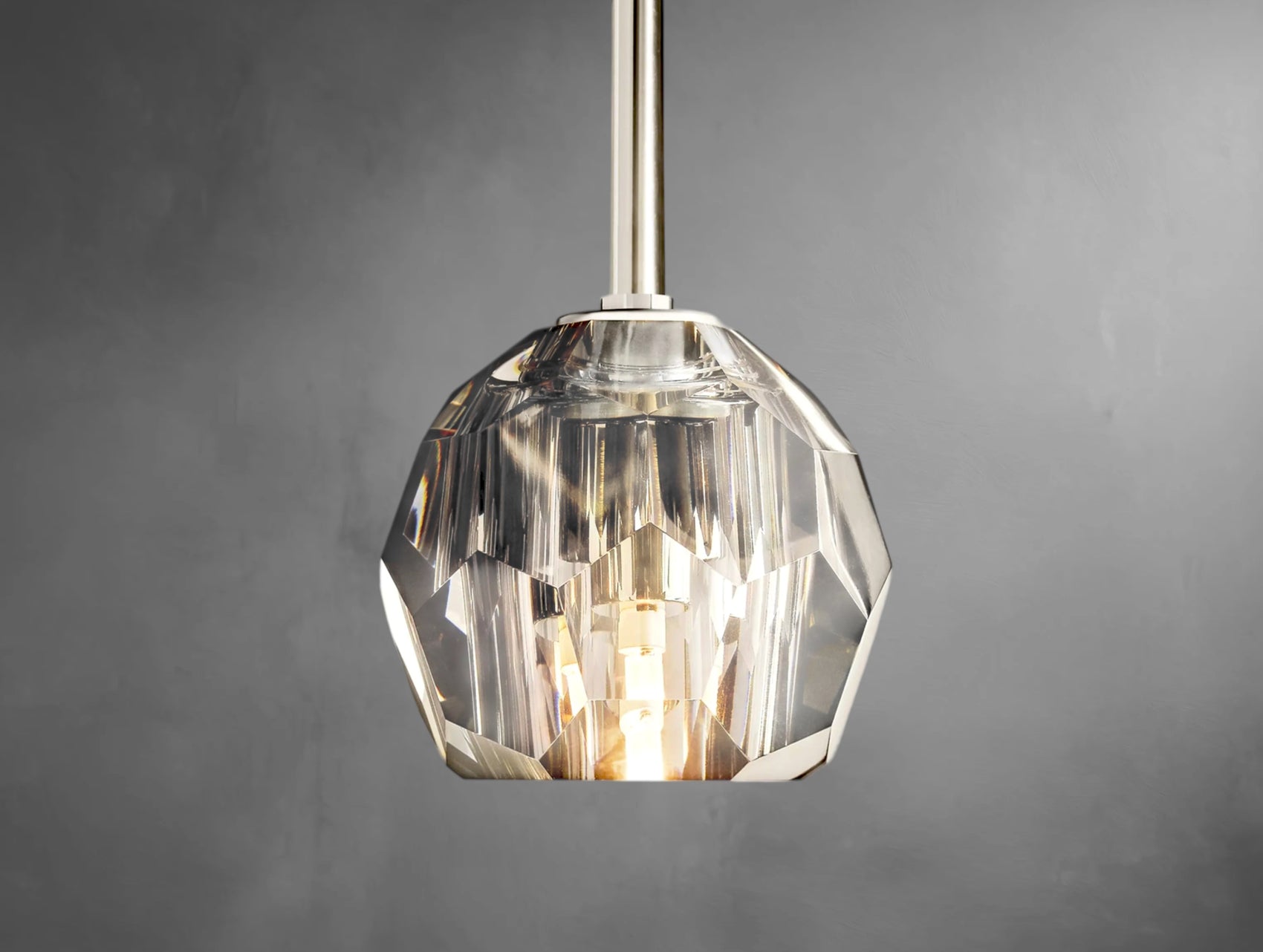 Faceted Crystal Rod Pendant