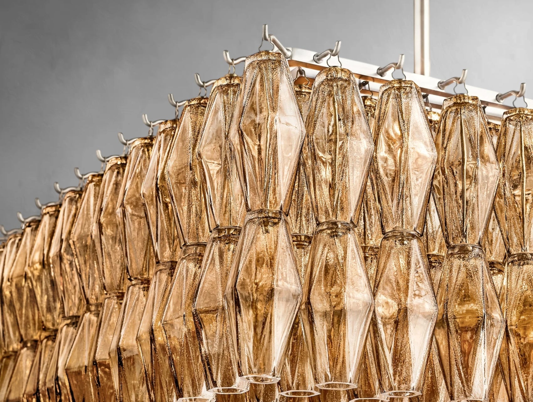 Chyara Clear Glass Rectangular Chandelier