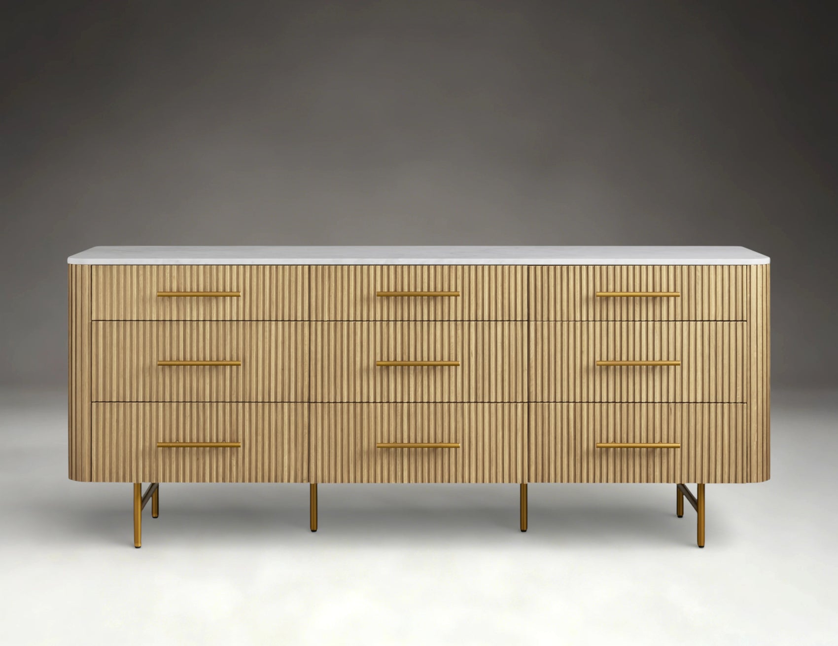 Pinecrest Nine-Drawer Dresser