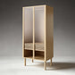 Cana Wardrobe Glass Cabinet